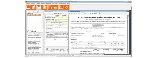 Sistema Vendas - modulo de pedidos com impressão